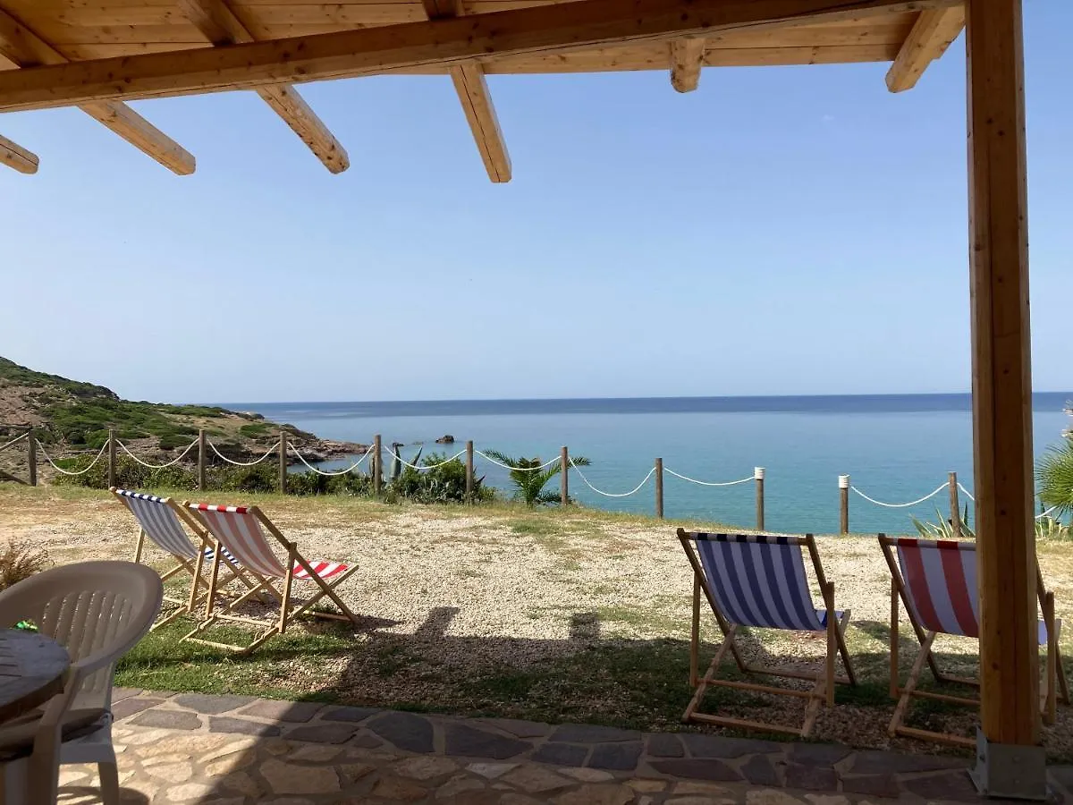 Villa Wanda - Seafront Apartment On Cala Burantino With Private Cove 알게로